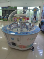 Machine de jeu à monnayeur pour enfants, type attrape-cadeaux, avec bonbons et jouets, pour salles de jeux familiales (FEC) et salles d'arcade