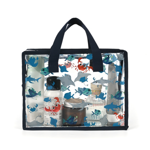 Bolsa de Presente Personalizada, Portátil e Fashion, Grande Capacidade, Bolsa Transparente de PVC com Padrão de Letras e Logo Personalizado - Product Image 5