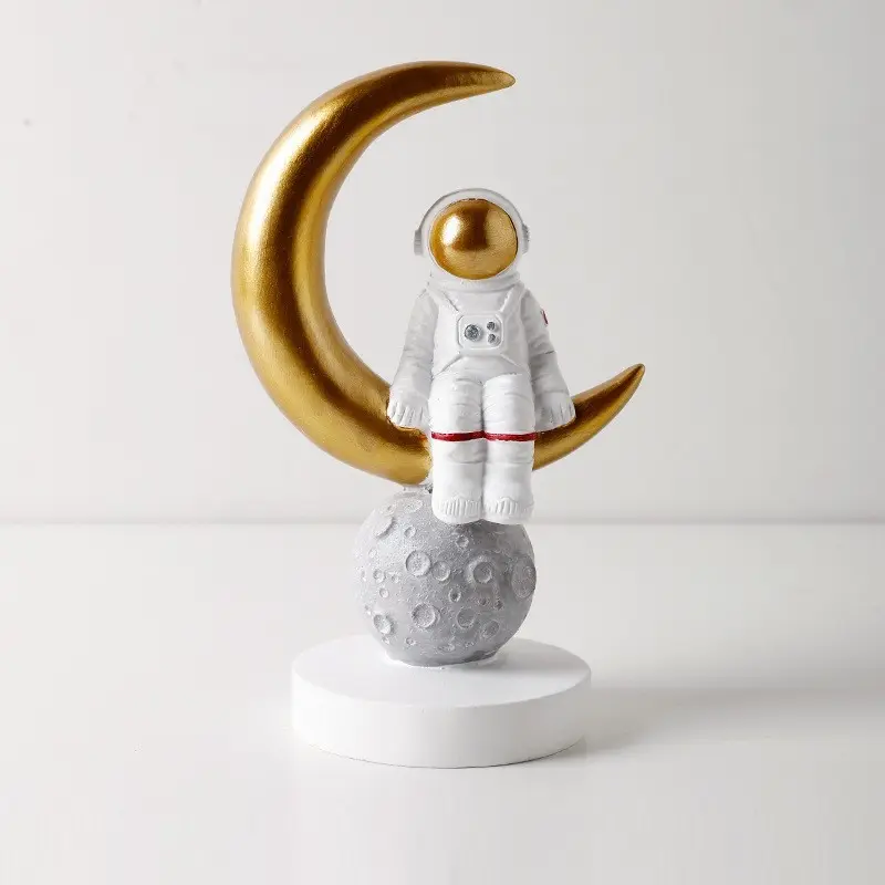 Nordique Ornements Créatifs Mignon Spaceman Modèle Accueil Enfants Chambre Décoration De Bureau