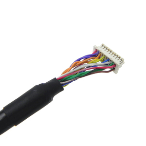 كابل LVDS قابل للتخصيص DF13-DF20 بـ 20/30/40 دبوس، كابل شاشة LCD محمي مسبقًا - Product Image 4