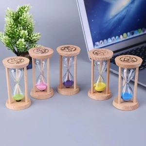 Reloj de Arena de Madera de Fábrica, Temporizador de 1/2/3/5/10/15/30 Minutos, Interesante para que los Niños Cepillen los Dientes con Arena, Encantador Regalo de Navidad, Reloj de Arena de Madera - Product Image 3