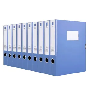 AFFISURE批发价格促销办公室3英寸透明文件文件盒/折叠盒塑料A4 A5档案盒