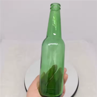 Verres à bière ambrés sérigraphiés pour boissons et spiritueux, bouteilles 33cl avec bouchon couronne, écologiques et recyclables CQ
