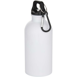Bouteille de sport en acier inoxydable sans marque de 400 ml, design à paroi simple, clip pour impression par sublimation, certifiée RCS, modèle 100873-1 - Product Image 1