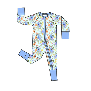Versandfertige Kinderkleidung vom Hersteller: Individuell bedruckter Baby-Strampler mit Blumenmuster, Bambuskleidung, Mystery Box/Überraschungsbox - Product Image 3