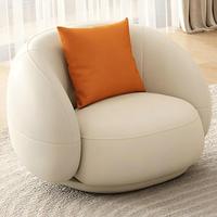 Weißes Samt-Couchset mit Kurvenform und Elastischem Schwamm-Komfort für Wohnzimmer, Hotel und Villa