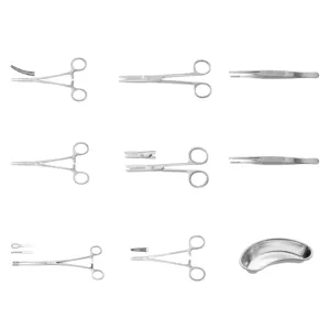 Minor Stainless Steel Suture Set for Various Manual Surgeries