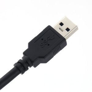 Cable de datos Lung Kay USB 3.0 Micro B en ángulo recto de 90 grados para disco duro externo, color negro - Product Image 4