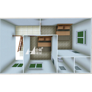 Hege Light Steel Frame Villa Modern Design <b>Prefab</b> <b>House</b> for Residential Use - Product Image 4