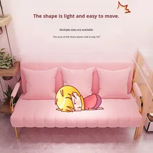 Divano Moderno a Tre Posti in Tessuto per Camera da Letto e Soggiorno, Design di Lusso Leggero, Rivestimento Rimovibile e Lavabile, Ideale per Piccoli Appartamenti - Product Image 2