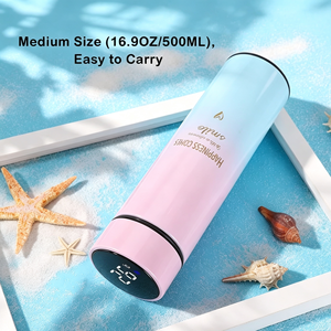 Diseño <span class=keywords><strong>de</strong></span> doble pared termo <span class=keywords><strong>de</strong></span> acero inoxidable deporte al aire libre Led inteligente botella <span class=keywords><strong>de</strong></span> agua inteligente con recordatorio para beber agua - Product Image 4