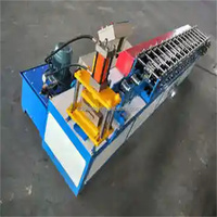 Machine de fabrication de volets roulants pour portes de garage en PVC Caida Metal, moteur PLC 380V 3kW, utilisation facile, aluminium, acier inoxydable