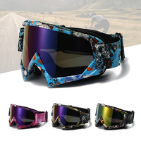 Lunettes de moto coupe-vent pour le ski de fond et l'alpinisme - Verres interchangeables compatibles avec les lentilles de prescription