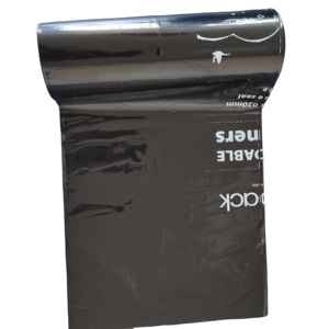 Black Plastic trash plastic heavy duty garbage bag