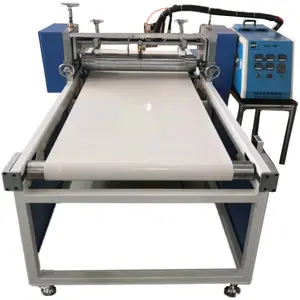 The upper rolling glue machine is used to prevent slipping and excessive glue on surplus carpets