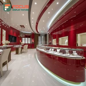 Exhibidores de Vidrio Templado para Joyería de Lujo Personalizados, Vitrina de Vidrio para Tienda de Marca - Product Image 3