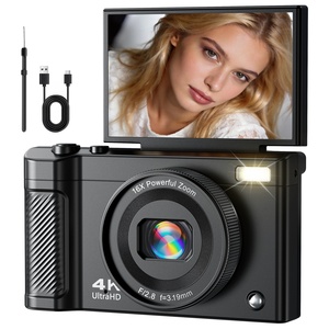 Appareils photo numériques reflex CCD Inskam OEM 1080P 16MP 4K <span class=keywords><strong>HD</strong></span> avec écran de 3 pouces, zoom 16x, USB Type-C, écran rotatif à 180° pour la photographie - Product Image 1