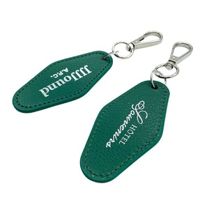 Custom Retro Vintage Pu Leather Hotel Key Chain