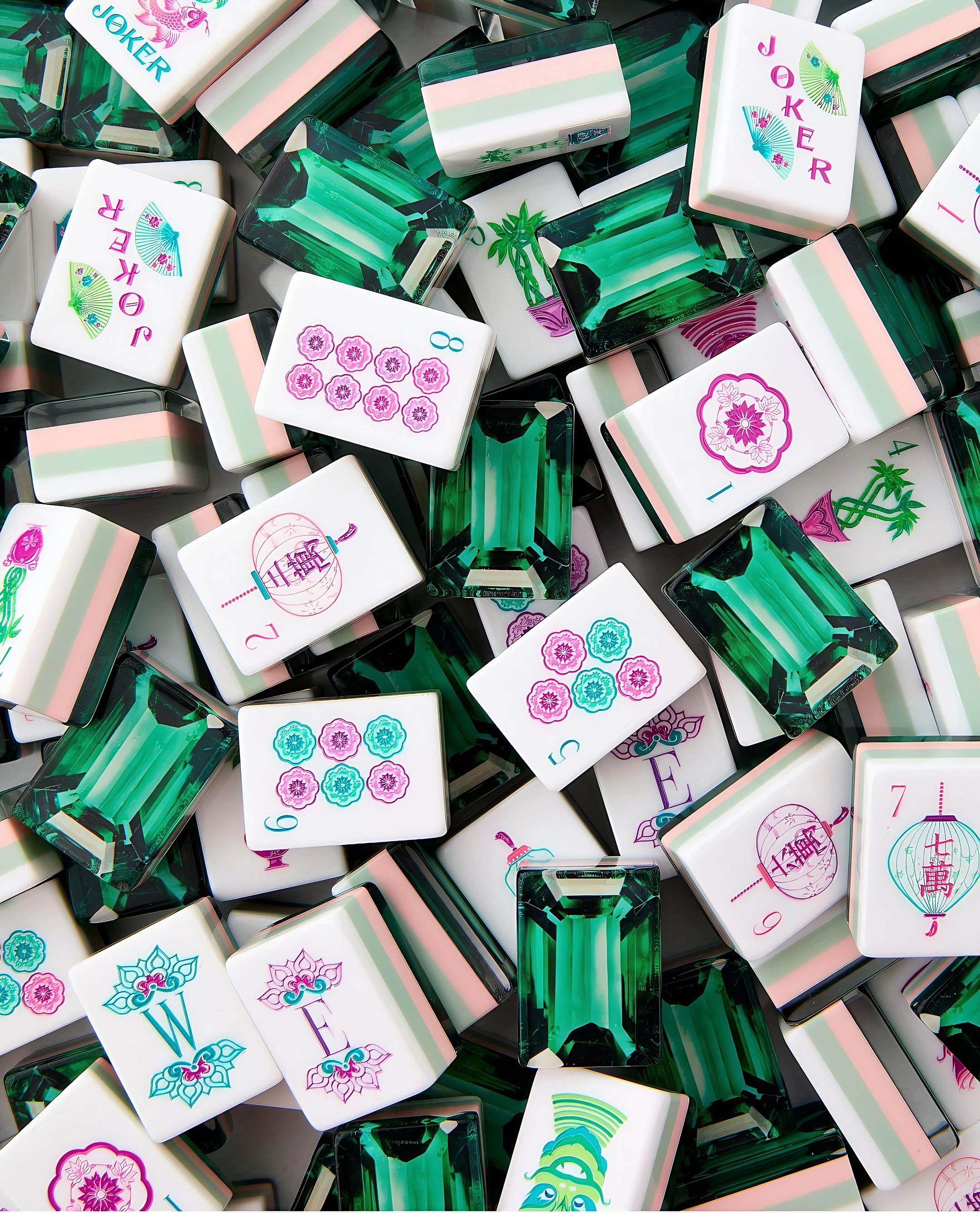 colorful Emerald Green