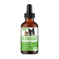 OEM/ODM Suppléments de soins de santé pour animaux de compagnie Chenil Toux Gouttes liquides pour tousser Humidifier la gorge