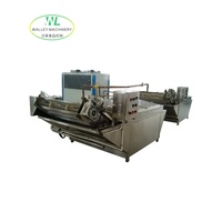 Hoge herhalingsaankooppercentage DCJ-I riemtype ijswaterkoeler voor groenten en fruit Walley merk 220V voedselverwerkingsmachine