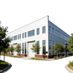 Atelier préfabriqué en structure métallique numérique avec bureau intégré, entrepôt, parc logistique et structure à treillis longue portée - Product Image 1