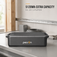 Pack d'extension de batterie 5120Wh pour l'alimentation des fermes et ranchs, 51.2V 100Ah LiFePO4, Prise en charge des commandes en gros