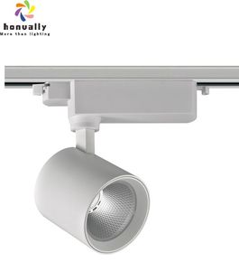 OEM nhà máy COB ánh sáng 15W 20W 30W 40W có thể điều chỉnh dẫn theo dõi ánh sáng tại chỗ đồ đạc bề mặt gắn đèn sân khấu nhôm theo dõi ánh sáng - Product Image 4