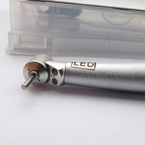 Dental Handpiece Air888 Small Head Dual Fiber Optic 2 Port 4 Pin Turbine Silver Metal CE Certified - Product Image 5