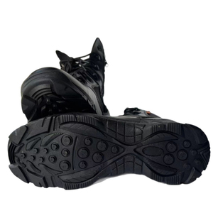 Bottes tactiques en cuir noir TSB10 pour hommes, vente en gros, chaussures d'extérieur, bottes de jungle Triangle pour revendeurs - Product Image 3