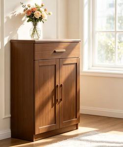Meuble de rangement moderne en bois avec tiroir et portes, meuble autoportant pour salon - Product Image 4