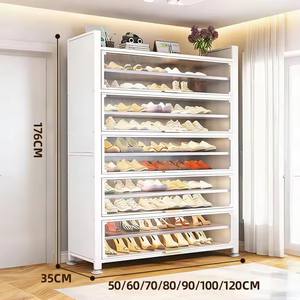 <span class=keywords><strong>Scarpiera</strong></span> <span class=keywords><strong>Mobile</strong></span> Moderna <span class=keywords><strong>di</strong></span> Lusso in Acciaio con <span class=keywords><strong>Design</strong></span> Ecologico per Arredamento Soggiorno Facile da Montare - Product Image 3