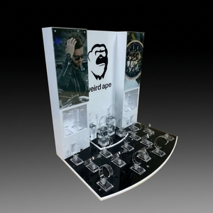 Support d'affichage de montres en acrylique avec supports en forme de C pour comptoir, présentoir de montres en forme de C pour magasin de détail - Product Image 1
