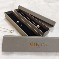 Boîte à bijoux en papier carton imprimé avec logo de luxe USM Vente en gros pour colliers, bracelets, bagues, boucles d'oreilles avec intérieur en mousse