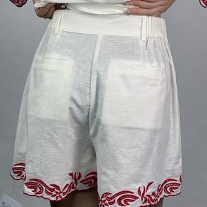 Ensemble deux pièces décontracté pour femme : chemise unie à manches longues et short ample – Nouvelle collection OEM - Product Image 6