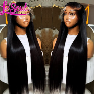 Perruque frontale en dentelle HD sans colle 13x6, cheveux naturels vietnamiens bruts, perruque en cheveux humains avec dentelle frontale, cheveux vierges alignés sur les cuticules, perruque ultra-lisse - Product Image 1