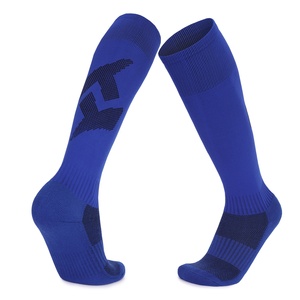 Calcetines de fútbol con cojín grueso personalizado, calcetín antideslizante para entrenamiento, deportes, fútbol, blanco y negro - Product Image 3