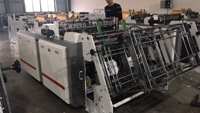 ROYAL PACKING RYBJ-D800/1200 Machine à fabriquer des boîtes à hamburgers KFC, système de montage et de pliage de cartons en papier avec moteur servo, 60-160 pièces/min