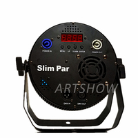 8 PCS/LOT LED Slim Flat PAR Can 18PCS 10W RGBW DMX PAR64 Lumière LED PAR 18x12 Watt Professionnel DJ Lavage Quad COULEUR DE MARIAGE CLUB