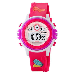 SKMEI Cute Cartoon LED Light Cronómetro Reloj para niños 50m Impermeable Niños Relojes de pulsera digitales para niños <span class=keywords><strong>Niñas</strong></span> Reloj <span class=keywords><strong>Despertador</strong></span> - Product Image 6