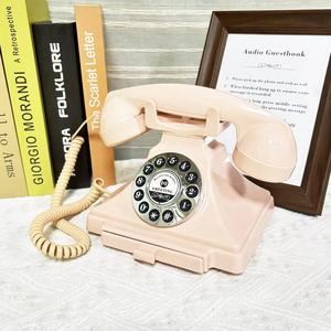 Filaire <span class=keywords><strong>Simple</strong></span> Mariage Rouge Spin Compact <span class=keywords><strong>Simple</strong></span> Premium Téléphone <span class=keywords><strong>Audio</strong></span> <span class=keywords><strong>Livre</strong></span> d'or Messages de mariage Vintage <span class=keywords><strong>Audio</strong></span> <span class=keywords><strong>livre</strong></span> d'or - Product Image 4