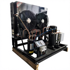 7hp कंप्रेसर और वाष्पीकरण के साथ पूर्ण प्रशीतन इकाई. फ्रीजर/ठंडे कमरे के लिए एयर-कूल्ड (-35 Patc से + 15 Patc) - Product Image 4