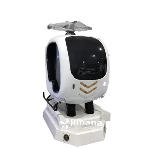 小型飛行機ゲーム機工場直販VR9Dヘリコプター仮想ディスプレイ