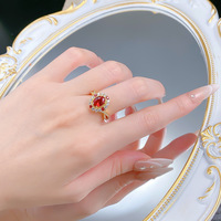 Bague de promesse en argent sterling 925 avec zircon ovale 6*8 mm pour un usage quotidien