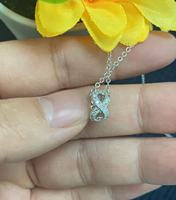 Collier pendentif double anneau enroulé en argent sterling 925 pour femmes, cadeau commémoratif pour la remise des diplômes, les anniversaires, vente en gros
