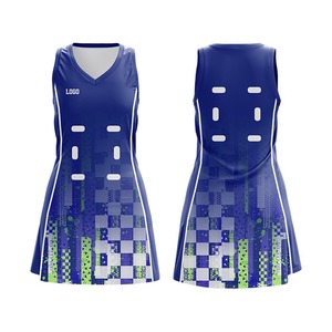 Vestido de Netball Personalizado Azul, Uniformes de Netball, Vestidos de Netball a Precios Económicos para Uso Duradero - Product Image 3