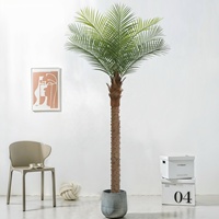 Arbre de coco artificiel en plastique résistant aux UV pour une utilisation en extérieur et en intérieur, décoration de mariage, durable et écologique, plus de 200 cm