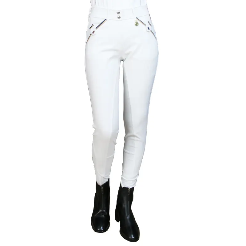 女性のズボン通気性のある乗馬タイツフィットネスレギンス女性の肌に優しいパンツのための馬のジョードプル