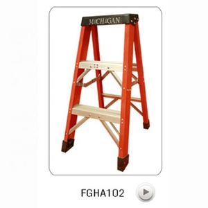 Échelles étagées en aluminium, plastique renforcé pour maison, 2 à <span class=keywords><strong>3</strong></span> <span class=keywords><strong>marches</strong></span>, avec plateforme de travail - Product Image 1