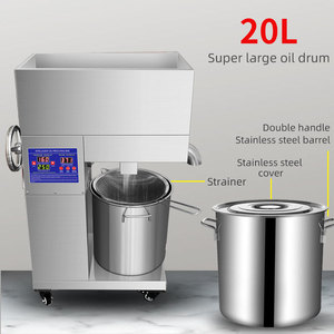 Cold Press <b>Oil</b> <b>Machine</b> & <b>Oil</b> Extraction Equipment for Home/Small Business - Stainless Steel Automatic <b>Oil</b> Press <b>Machine</b> Peanut O - Product Image 2